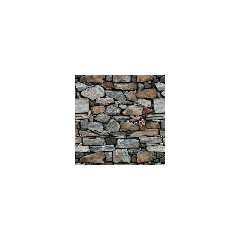 Papel Mural Piedra Gris 53 cm x 10 Mt Zen MURESCO