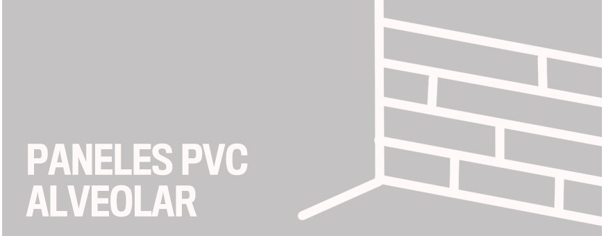 Perfil U para revestimiento PVC alveolar